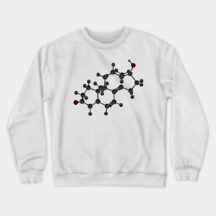 Testosterone Molecule Crewneck Sweatshirt
